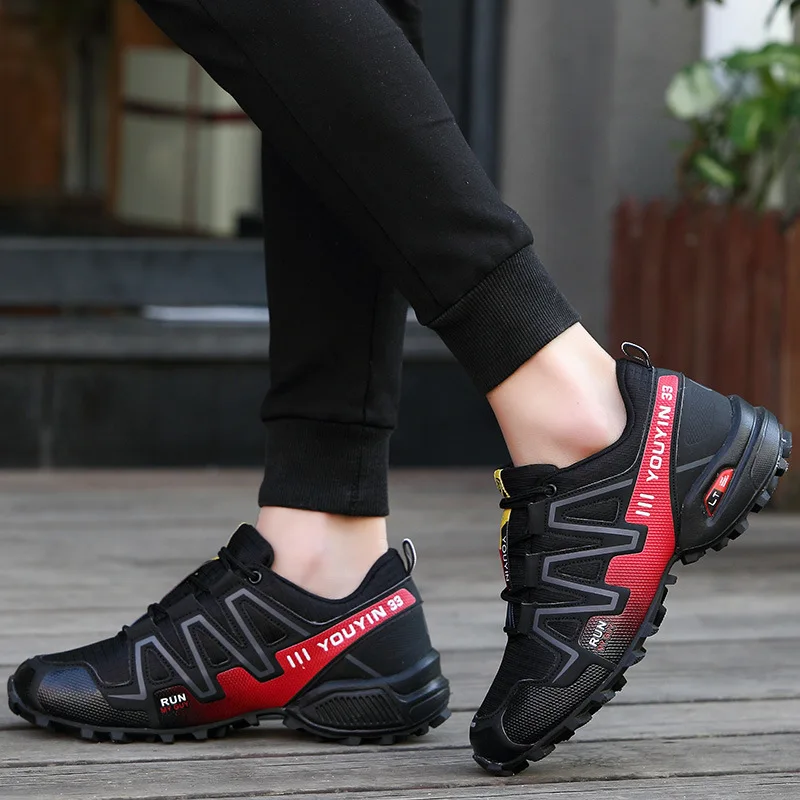 2021 New Men's Running Shoes Outdoor Hiking Shoes Breathable Mesh Sports Shoes Travel Shoes