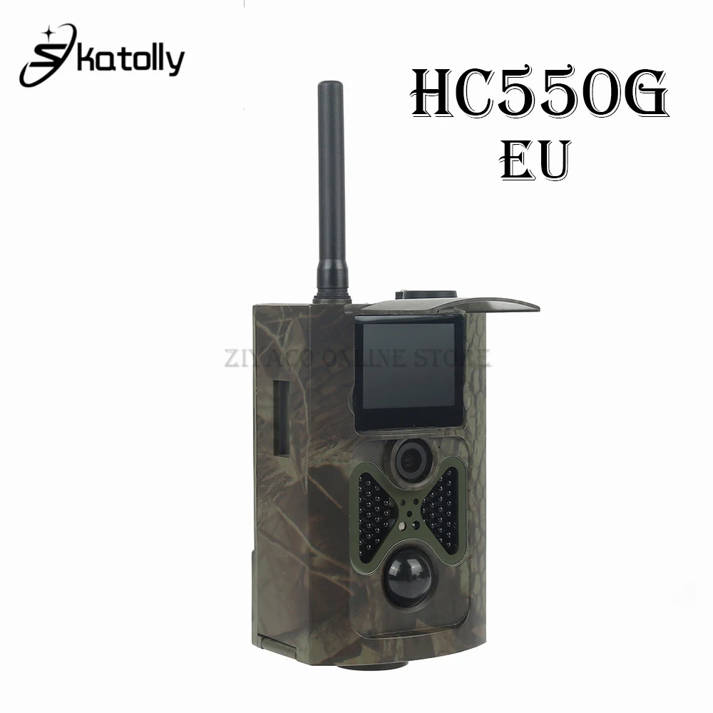 Skatolly 3g инфракрасная охотничья камера HC300M HC700G GSM 1080P фото ловушки ночного видения Дикая камера охотники Скаутинг Chasse - Цвет: HC550G-EU