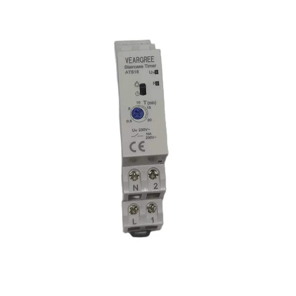 Новый Тип ATS18 16A 250V din рейку светильник ing задержки лестница таймер Выключатель с