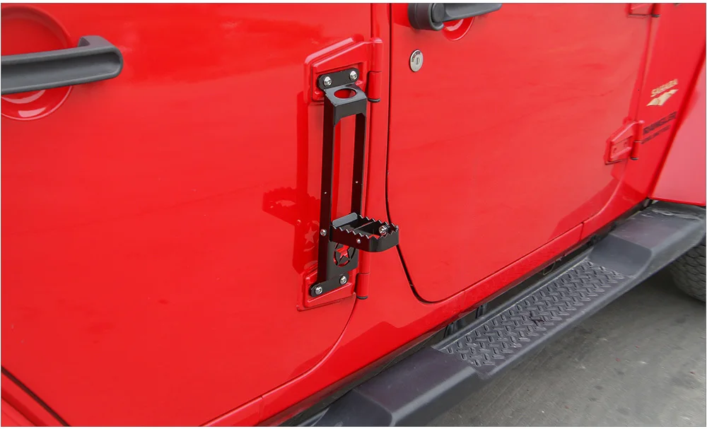 MOPAI дверные петли для автомобиля ножной упор педали подножки для Jeep Wrangler JK JL 2007- автомобильные аксессуары Стайлинг