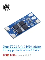 1 шт. Great IT 5V 1A Micro USB 18650 type-c литиевая батарея зарядная плата модуль+ защита двойные функции TP4056 18650