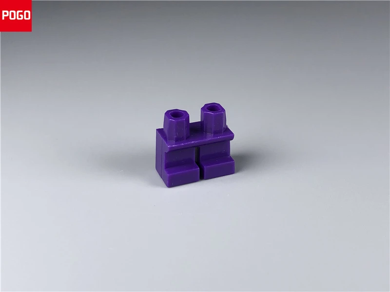 10 шт./лот кубики Moc hips модель фигурки Красочные Брюки DIY Развивающие строительные блоки мини куклы игрушки для детей Подарки - Цвет: short legs