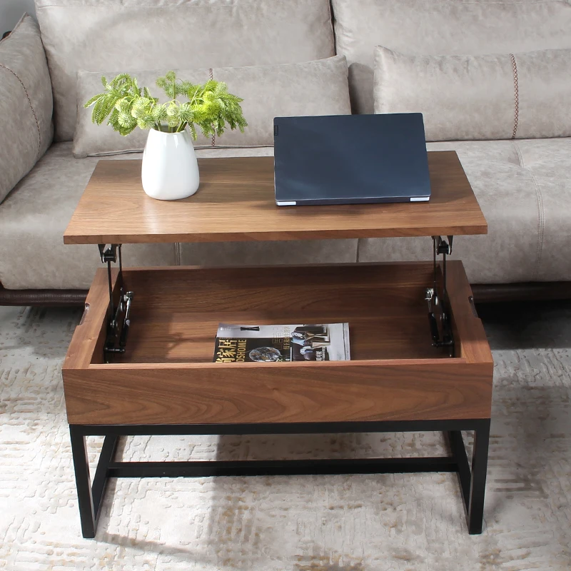 Lawton Walnut Solid Wood Side Table For Living Room With Drawer Woodern Tea End Square