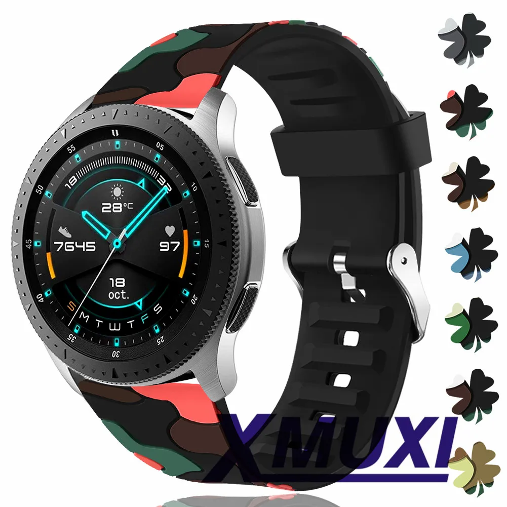 22 мм спортивные полосы совместимые с часами Samsung Galaxy 46 мм/Gear S3 /Huawei Watch GT 2 ремешки