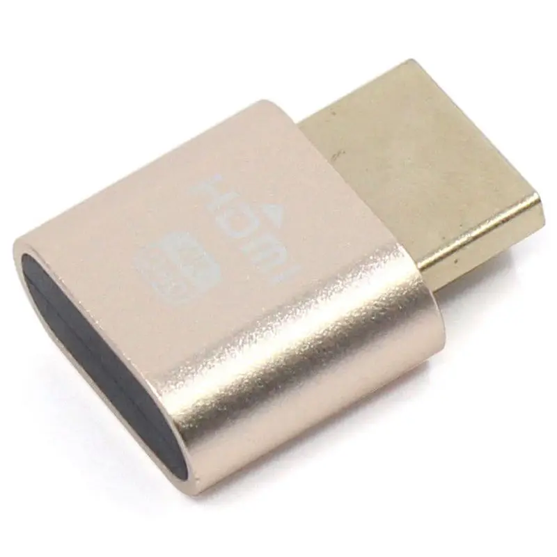 VGA адаптер виртуального дисплея HDMI DDC EDID манекен штекер Безголовый призрак
