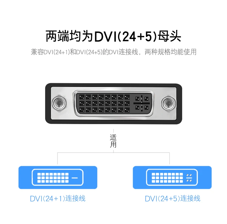 DVI удлинитель шины до адаптера 24 + 5 1 HD видео интерфейс прямой разъем серии сигнала DVI-I кнопка w на.