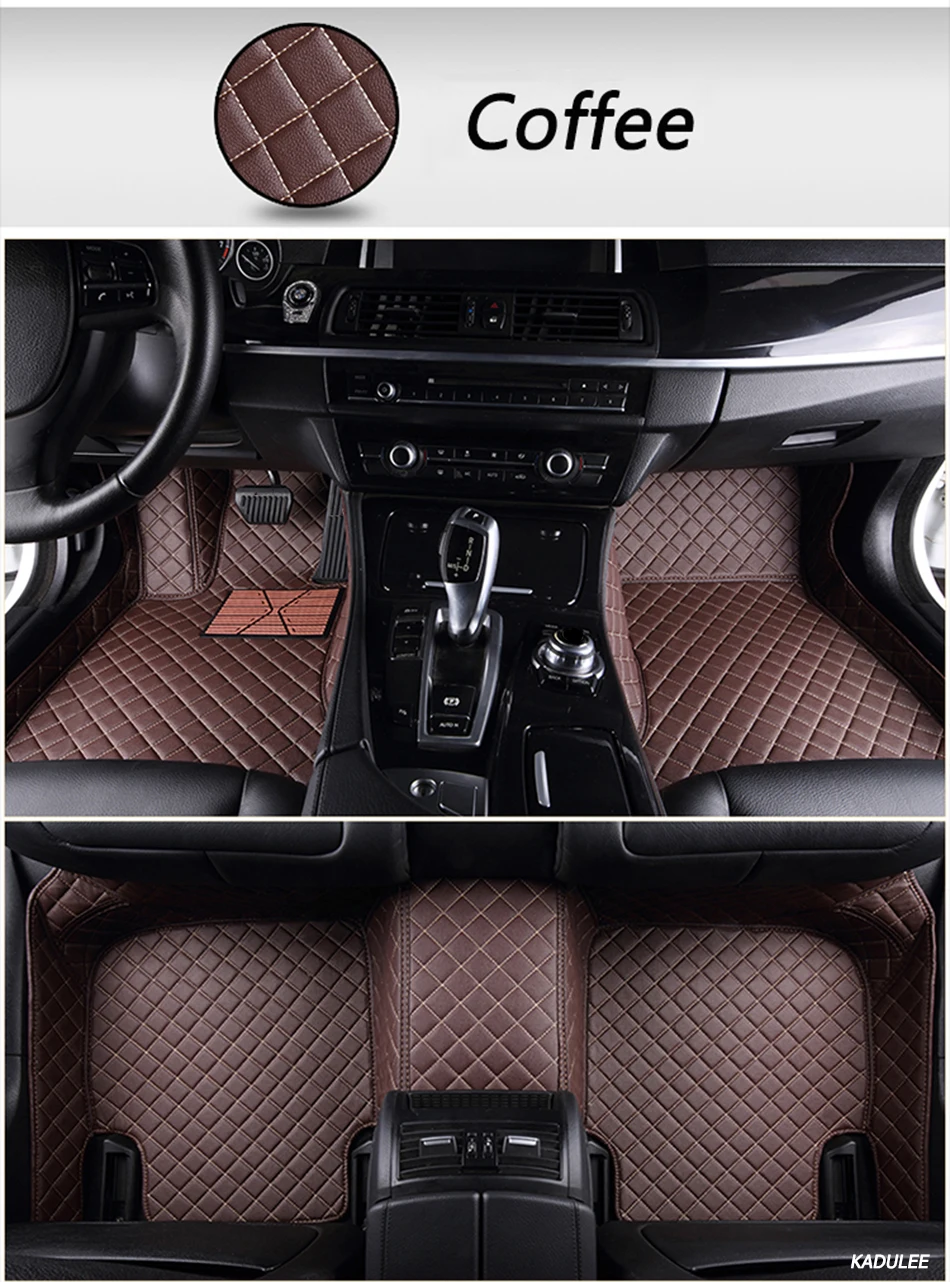 KADULEE пользовательские автомобильные коврики для Mitsubishi Все модели для Outlander, pajero ASX Pajero sport lancer galant Lancer-ex grandis foot