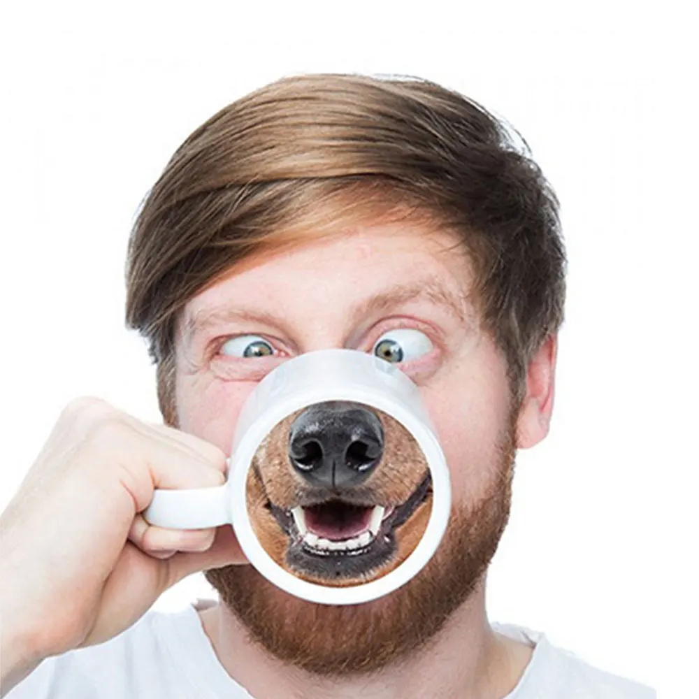 Забавная Кружка со Свинкой и носом новинка животные милый нос чашка для кофе