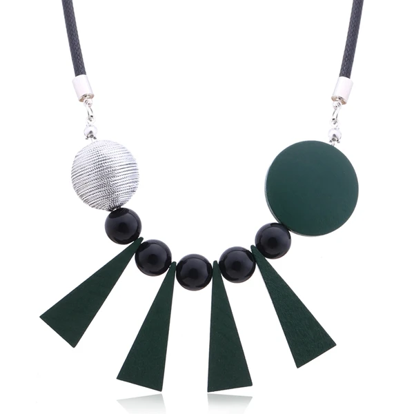 GREEN Подходящее ожерелье s& кулоны женские/массивные/бусины/Винтажные/Женские/большие/колье ожерелье Женские Подвески на шею для женщин MX045 - Окраска металла: GREEN