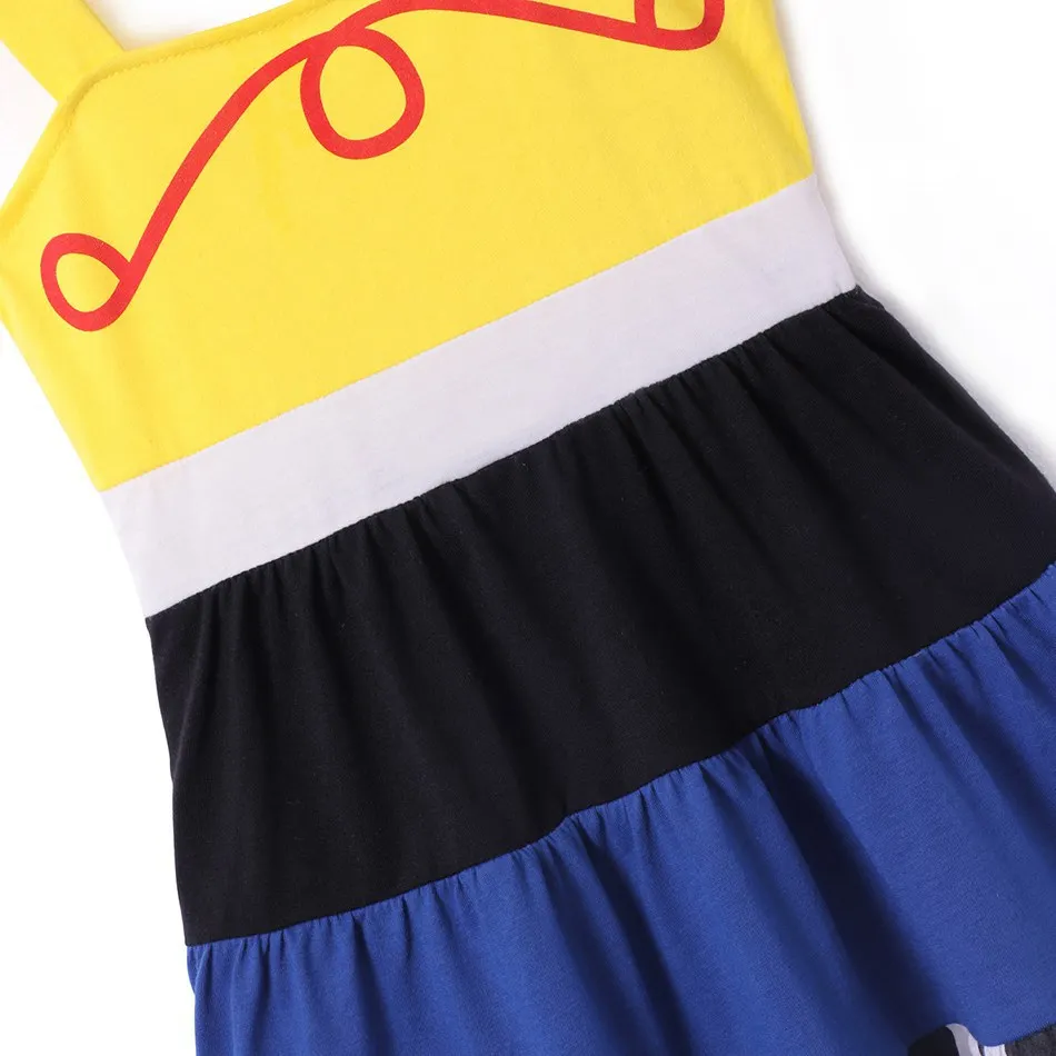 Женский костюм принцессы Jessie нарядное платье-туника на бретелях для девочек дня