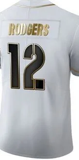 

Packers Aaron Rodgers White Golden Edition T-shirt