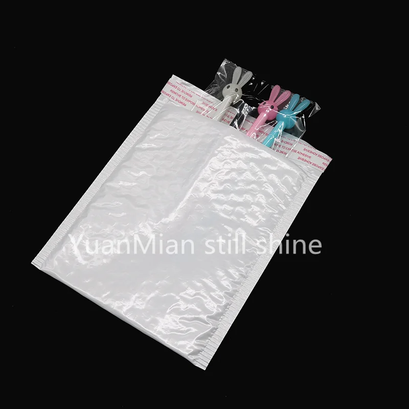 

500Pieces / Hand, High Quality Shockproof White Foam Envelope Bag All Specifications Postal Sender Stationery Bubble Bag Special
