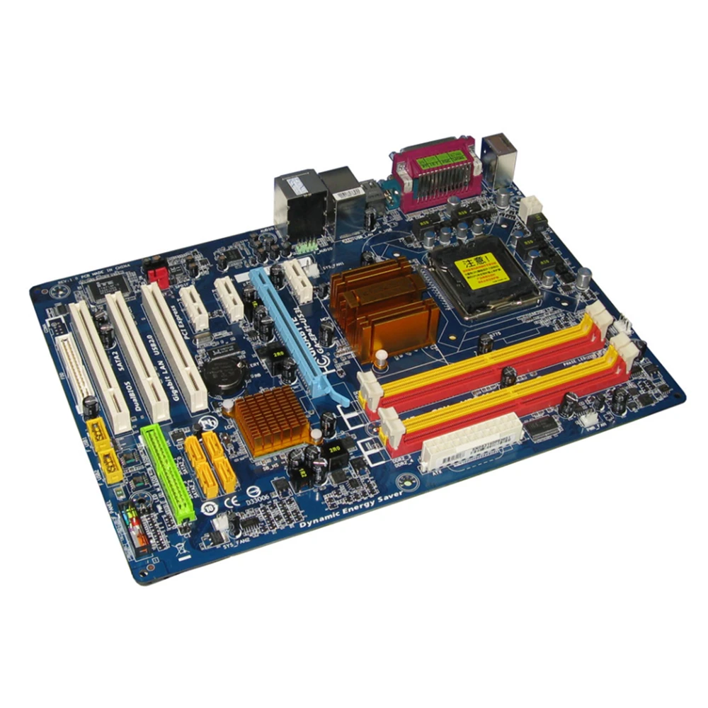 Для GIGABYTE GA EP41 US3L рабочего Материнская плата G41 разъем LGA 775 Q8200 Q8300 DDR2 16G блок питания