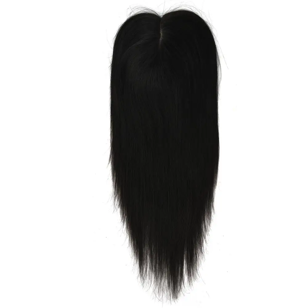 Vlasy 14 'ƌ*7'' шелковая основа с Зажимом Волосы Remy парик 150% плотность