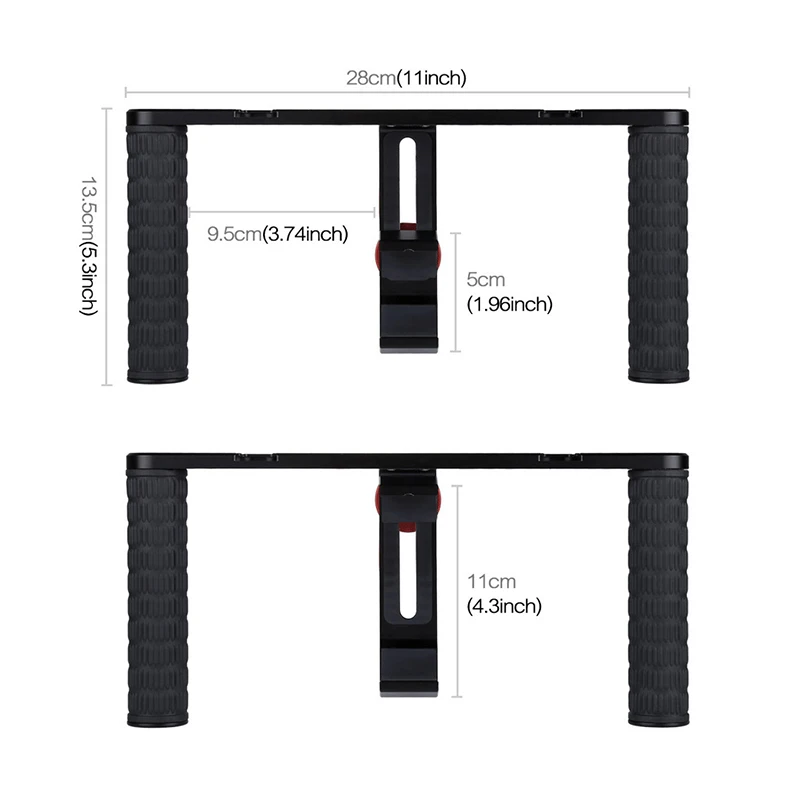Штатив стабилизатор для видеосъемки смартфона с 2 башмаками|Аксессуары