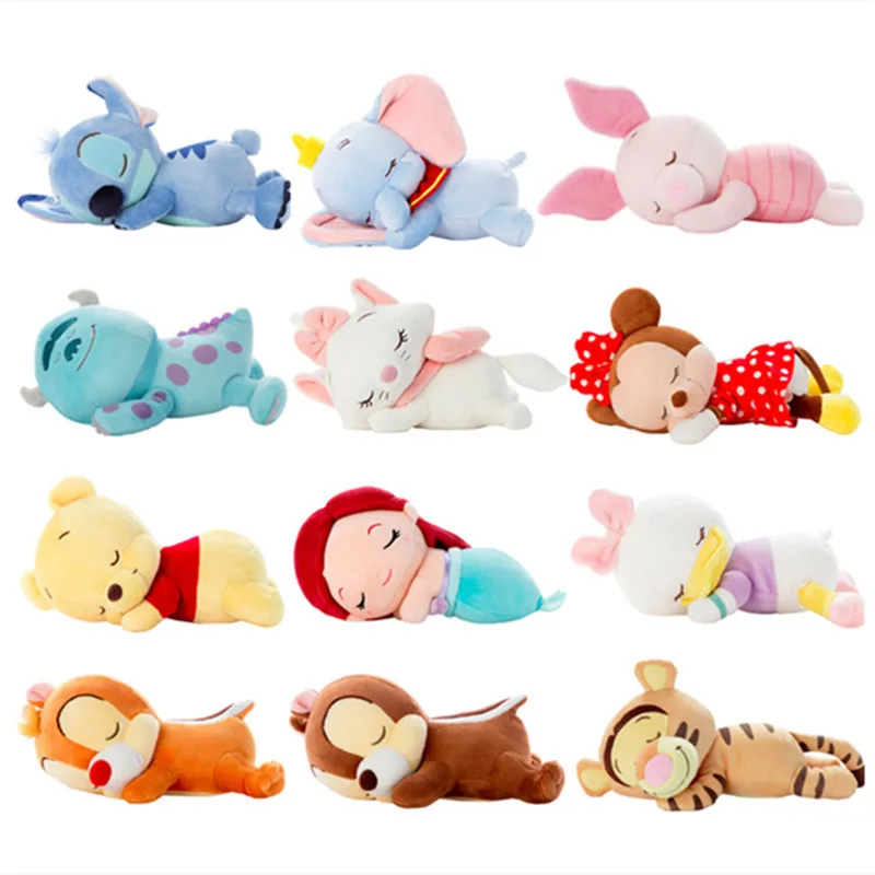 Микки Мышь Минни Дональд Дак плюшевые игрушки Тигр Слон Дамбо кошка Белка мягкие