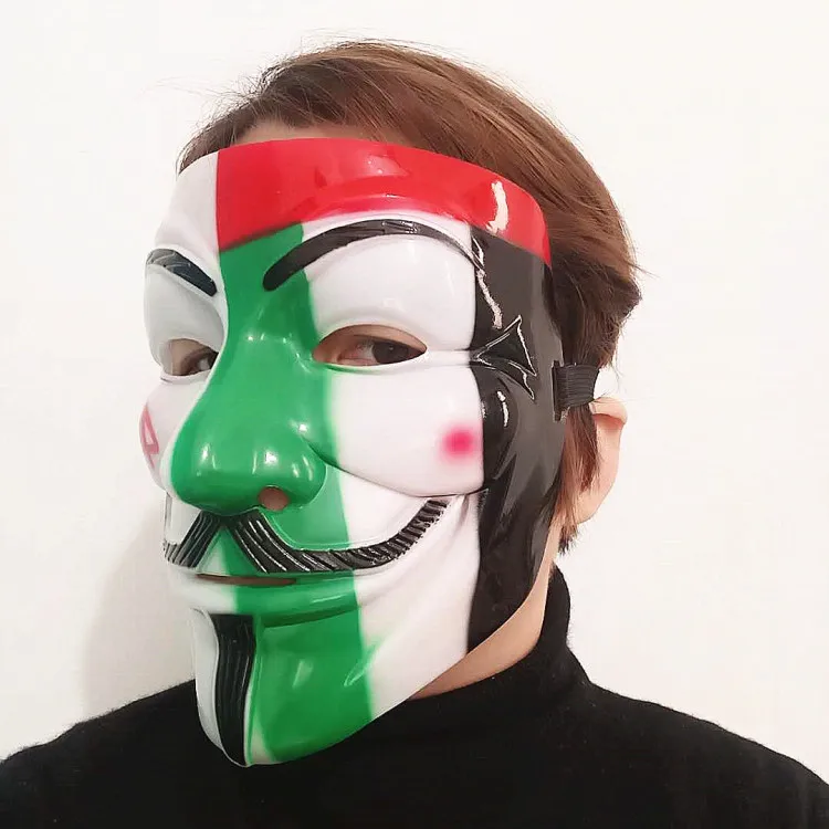 

Halloween Christmas Party Gift For Adult Kids Film Theme Mask Cosplay V for Vendetta Hacker Mask