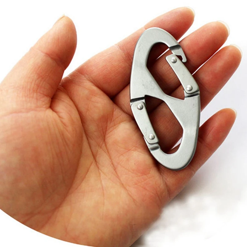 

High Quality Figure Eight Carabiner Fast Hanging Multifunctional Quick Hanging Aluminum Alloy Carabiner