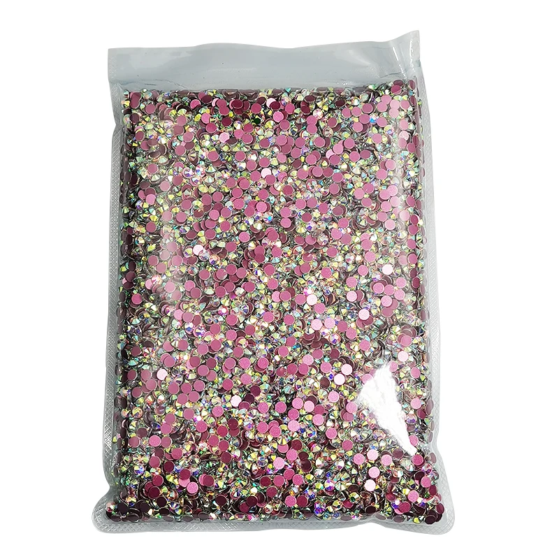 

5mm 10bags/lot Non Hot Fix Flatback Rhinestones AB Crystals Nail Rhinestones For Nail Art Garment Crafts Decor Accessories