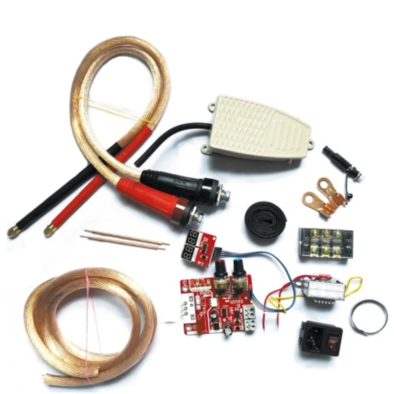 100A Single Pulse Spot Welder DIY Assembly Kit Spot Welder Transformer Controller NY-D01 Spot Welder Whole Sets 220V