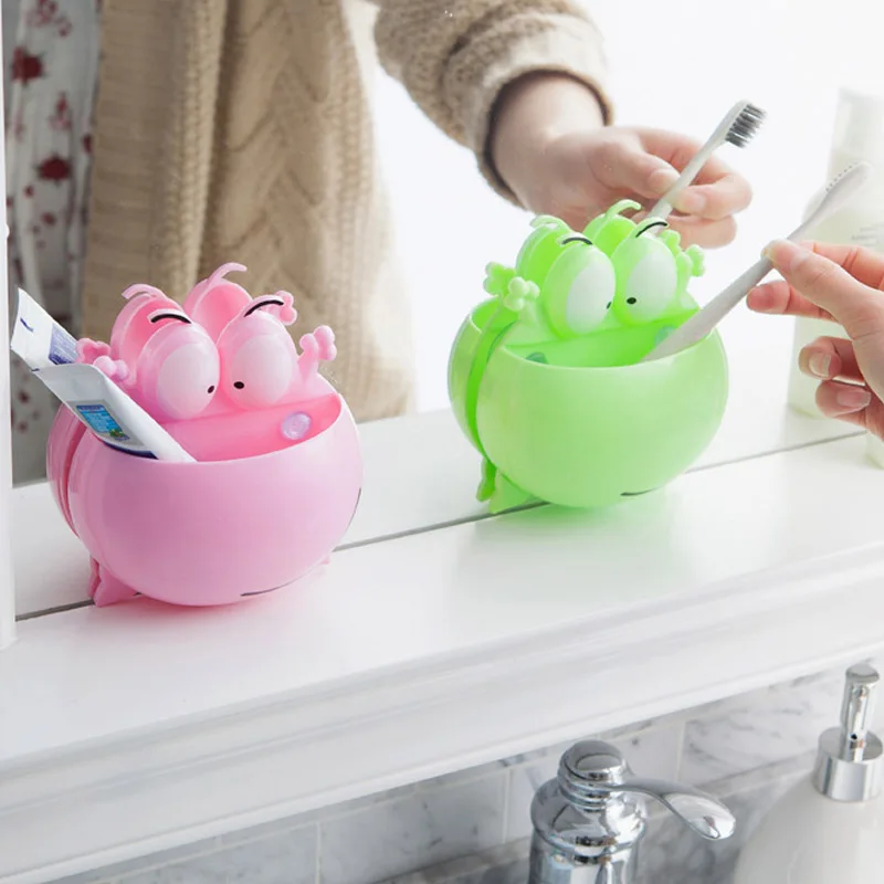 Держатели для зубных щёток в виде лягушек | Дом и сад