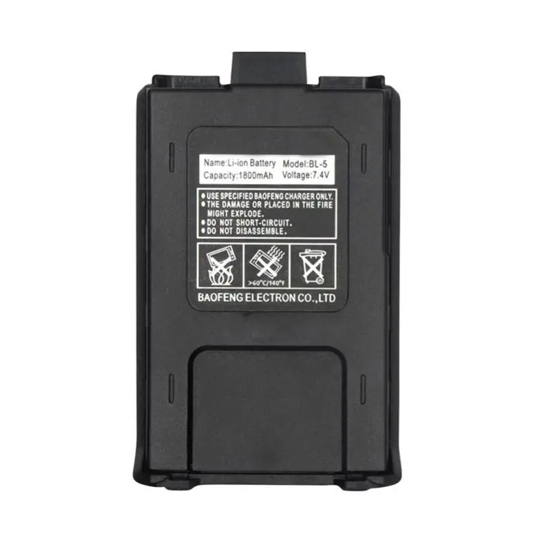 800 мАч BL 5 оригинальный литий ионный аккумулятор Baofeng uv5r для радио Walkie Talkie