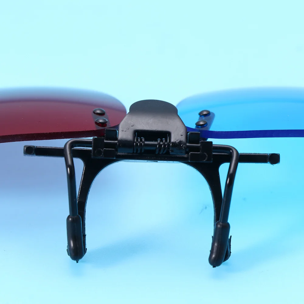 Новый красный синий стеклянный es висячая рамка 3D стекло Близорукость