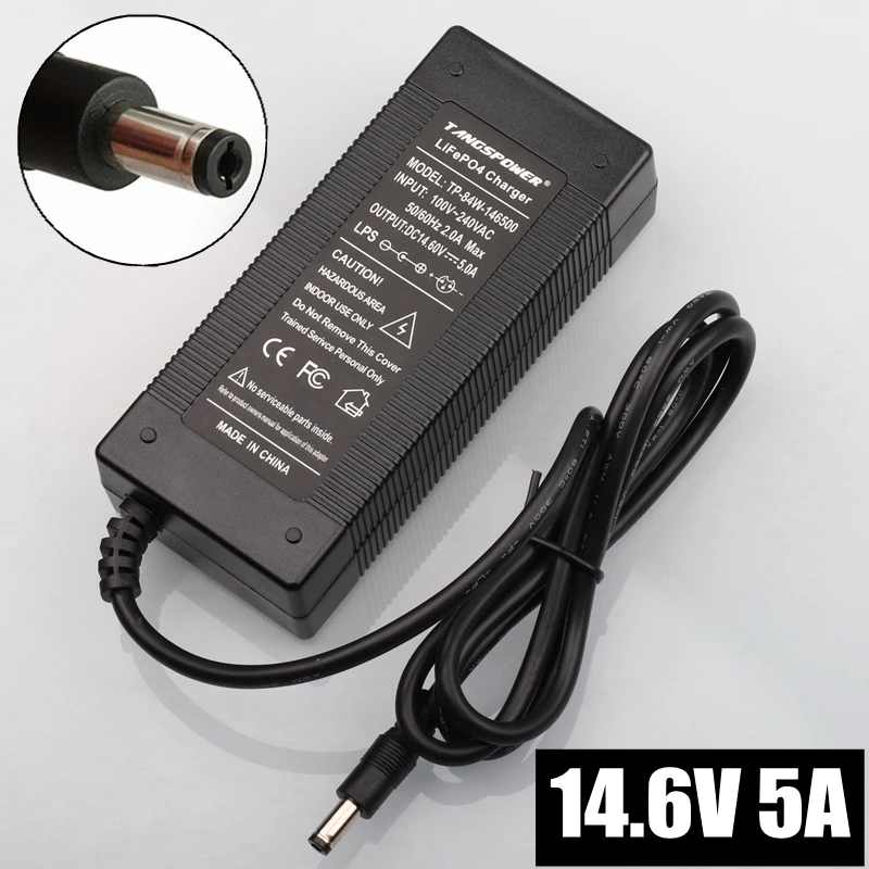 1 шт. Лучшая цена 14,4 или 14,4 В 14,6 в 14.6V5A зарядное устройство для 4 серии 3,2 в* 4 серии Lifepo4 батарея с 5A постоянной зарядки cu
