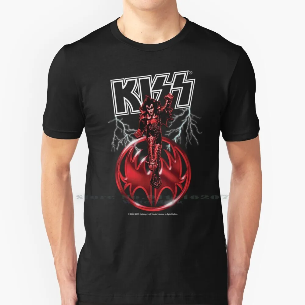 

Хлопковая футболка Kiss Band-Demon 6XL, поцелуй веера, художественный поцелуй группы, поцелуй музыки, поцелуй группы, поцелуй фанат, демон, ген Симмонс, поцелуй, художественное произведение