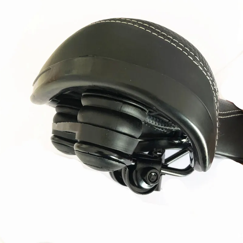 Комфортное велосипедное седло мягкое широкое сиденье для велосипеда с