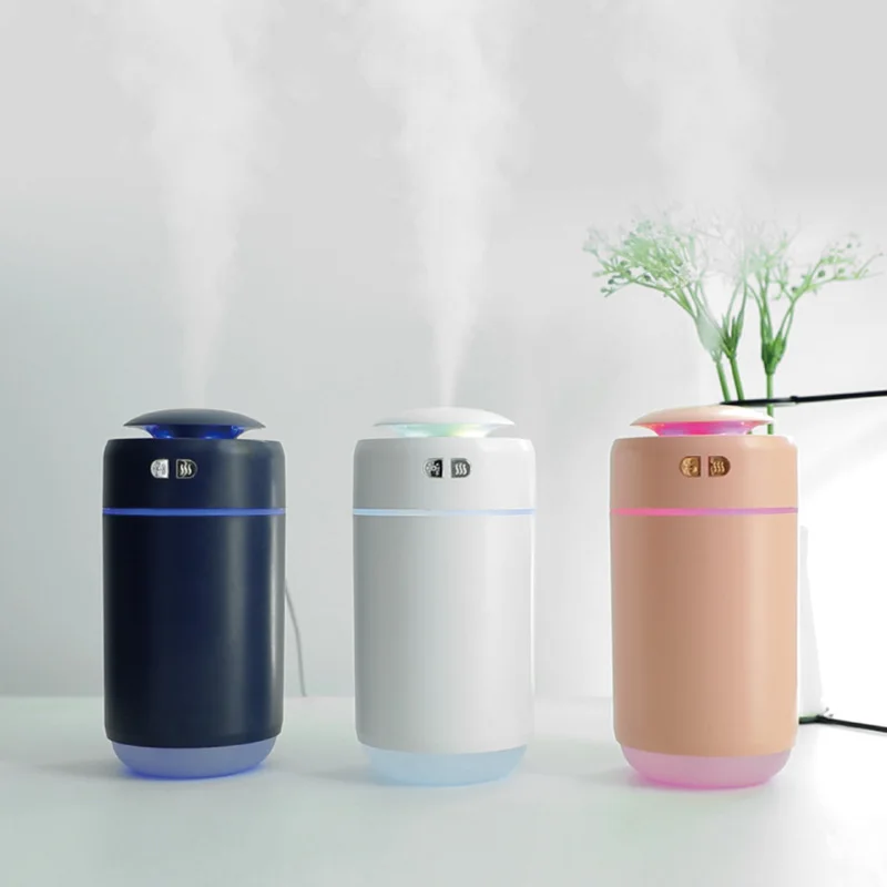 

400Ml Capacity Mini Humidifier Mute Cool Mist Humidifiers, Air Humidifier Suitable for Bedroom Home, Office or Car