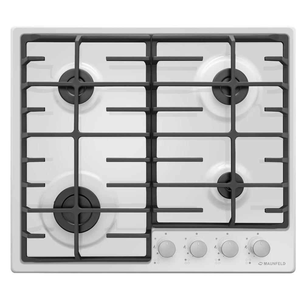 Gas hob MAUNFELD EGHE.64.6CW / G Home Appliances Major Bulit Hobs in | Бытовая техника