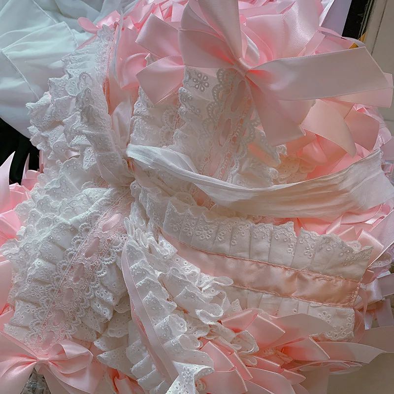 5340 г. Кружевное платье-пачка принцессы с оборками для маленьких девочек 2020