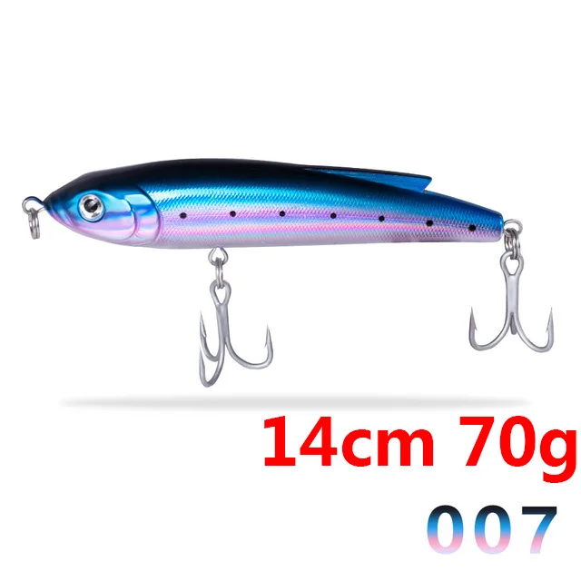 007 Hunthouse GT stickbait Тонущая приманка карандаш морская жесткая приманка для рыбалки Троллинг приманка Тунец Морская рыбалка Япония крюк Сделано noeby - Цвет: 007