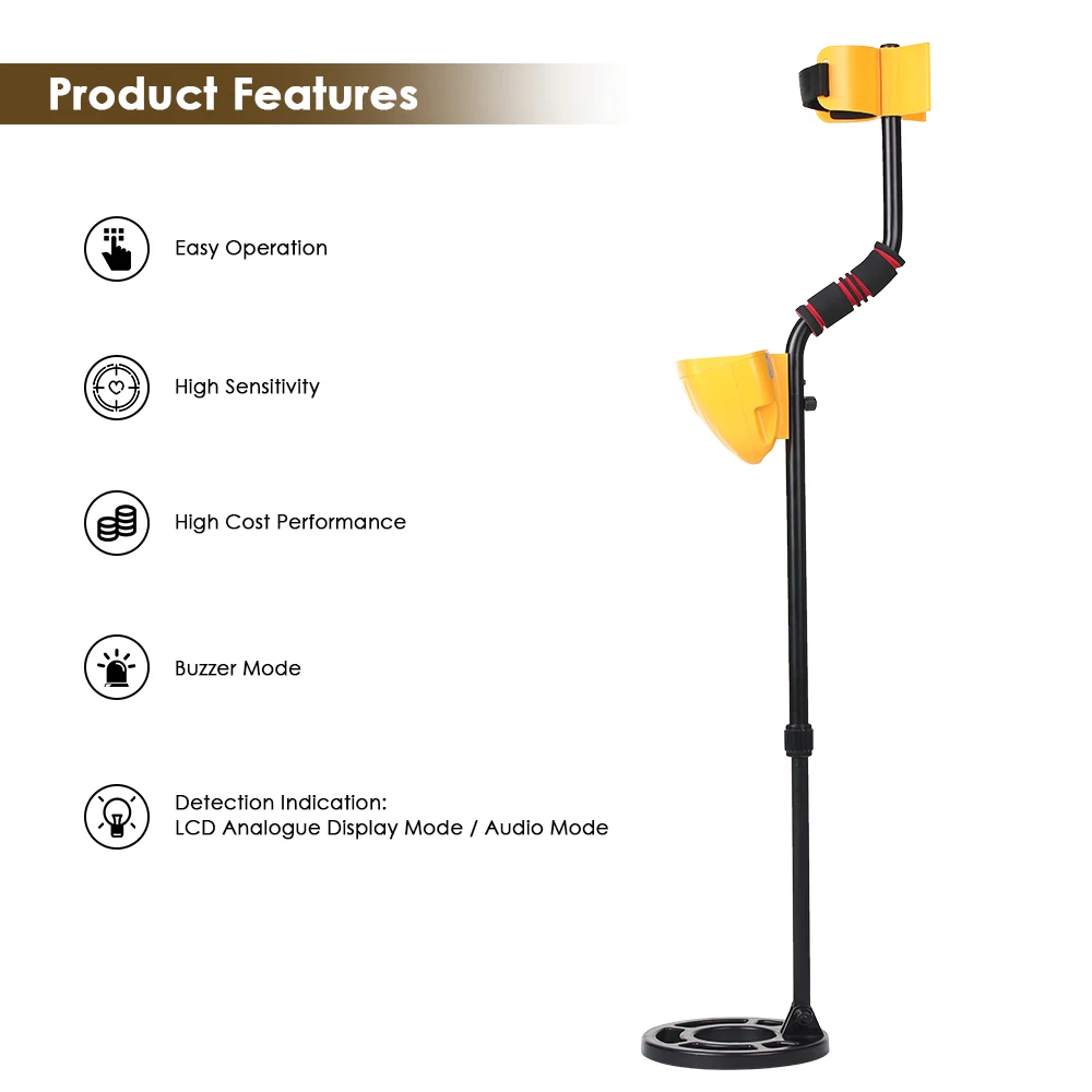 Высокочувствительный металлоискатель MD3010II подземный инструмент для поиска