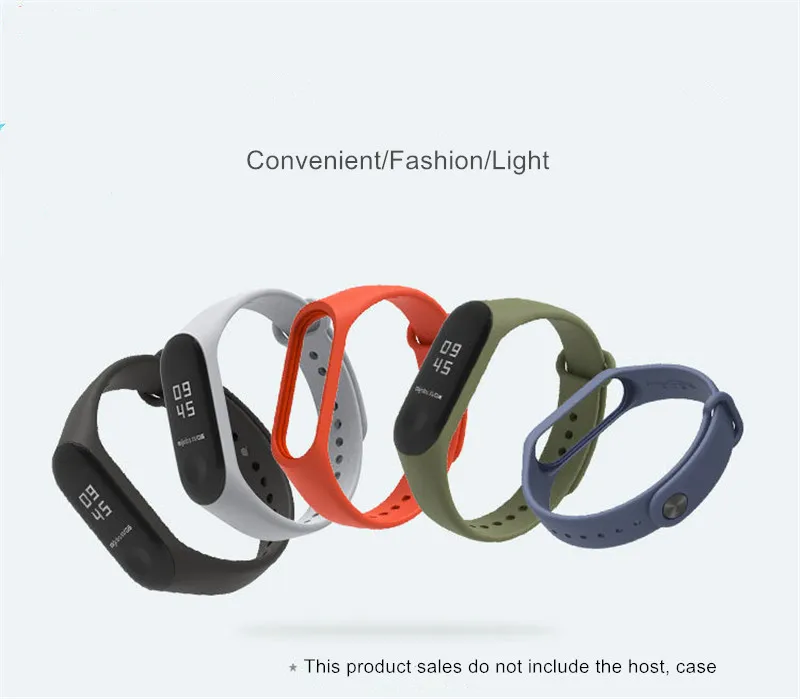 Ремешок mi Band 3/4 водонепроницаемый сменный силиконовый ремешок-браслет для Xiao mi 3 mi 4 умный браслет аксессуары для наручных браслетов