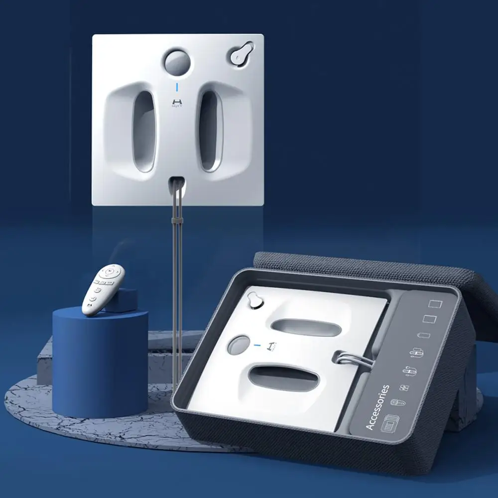 

Hot Smart Water Spray Window Cleaner W66 Electric Window Cleaning Robot Magnetic Glass Tile Wall Household Cleaning Tool