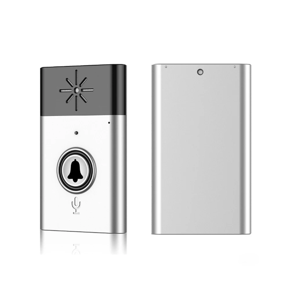 Беспроводной Wifi домофон дверной звонок умный дом Серебряный напряжение 5 В
