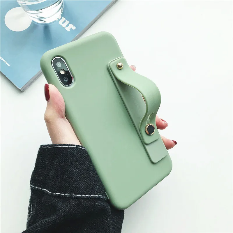 For Huawei Y9 Prime 2019 Candy Hand Band Wrist Strap Cases Mate 10 20 30 Lite Nova 5 5i Pro P Smart Plus Cover | Мобильные телефоны