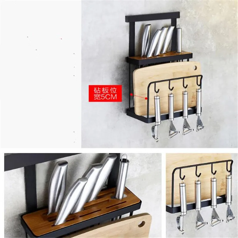 Кухонный Органайзер из нержавеющей стали стойка для хранения ножей чашек посуды