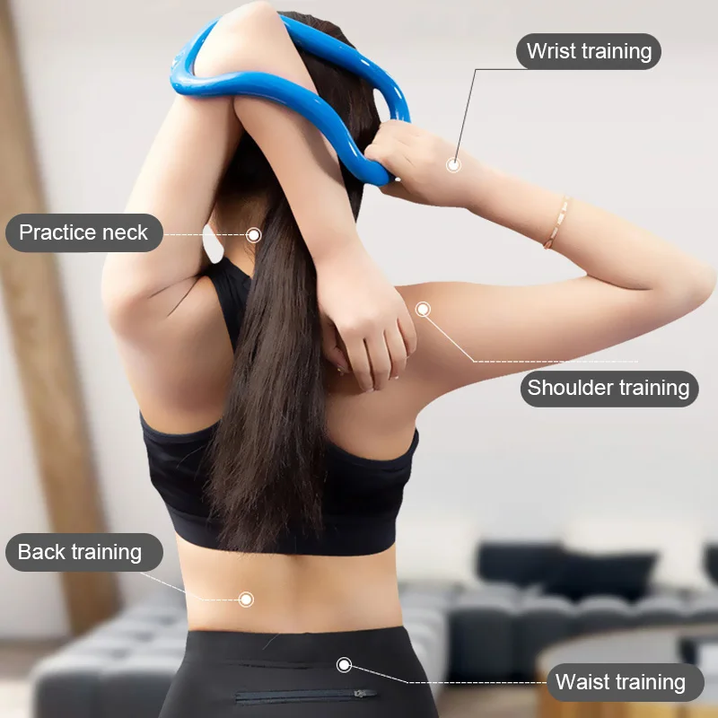 Кольцо для йоги и пилатеса кольцо тренировок с петлей в форме плеч бодибилдинга