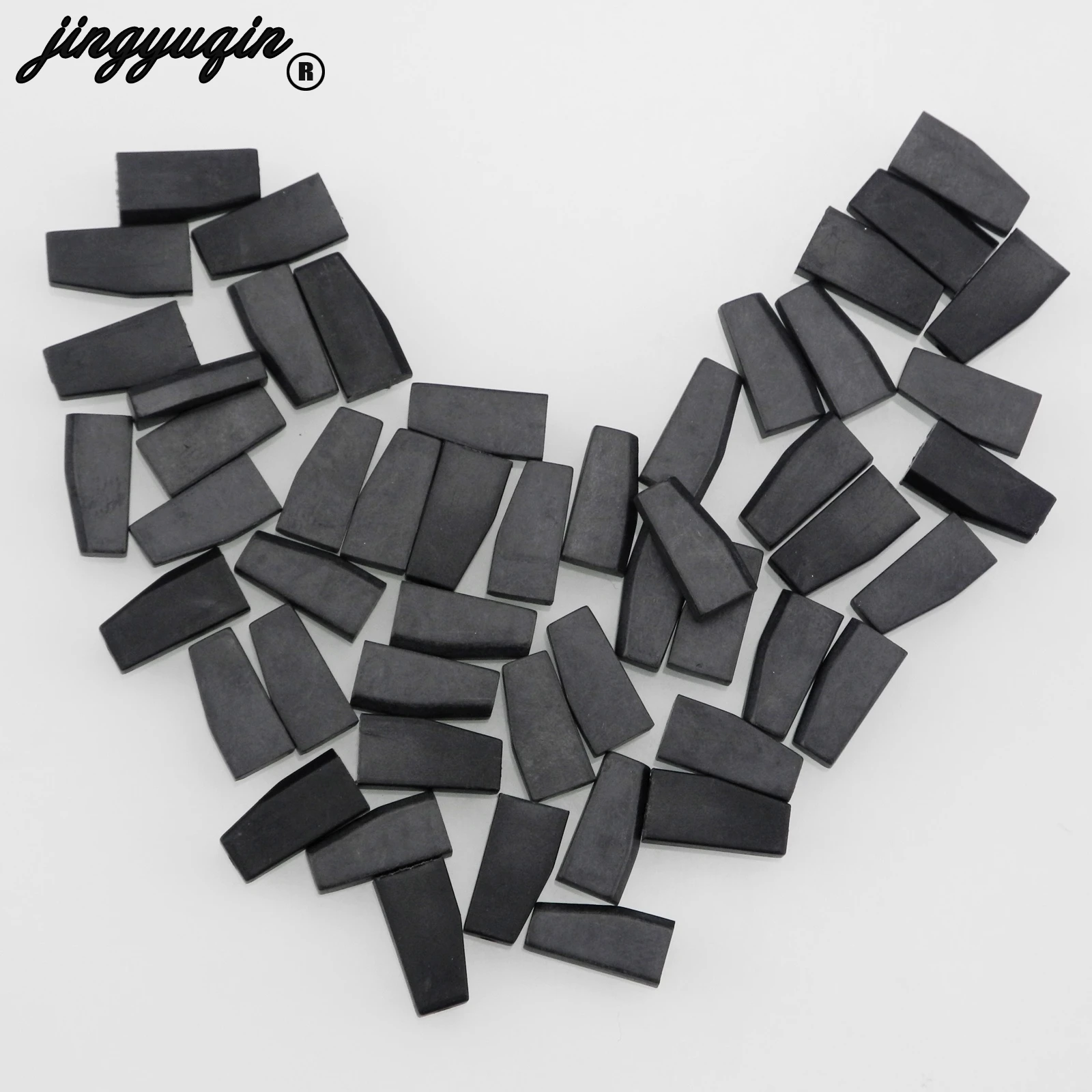 

jingyuqin 10pcs Remote Car Key Chip ID63 4D63 80bits 40bits Chip for Ford For Mazda ID4D63 Carbon 4D63 Auto Transponder key Chip
