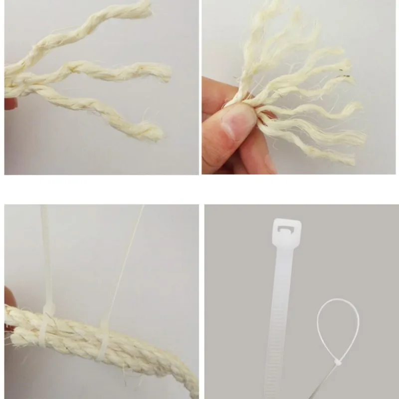 

5M Sisal Rope for Cats Scratching Post Toys DIY Cat Scratch Board for Cat to Exercise Claw