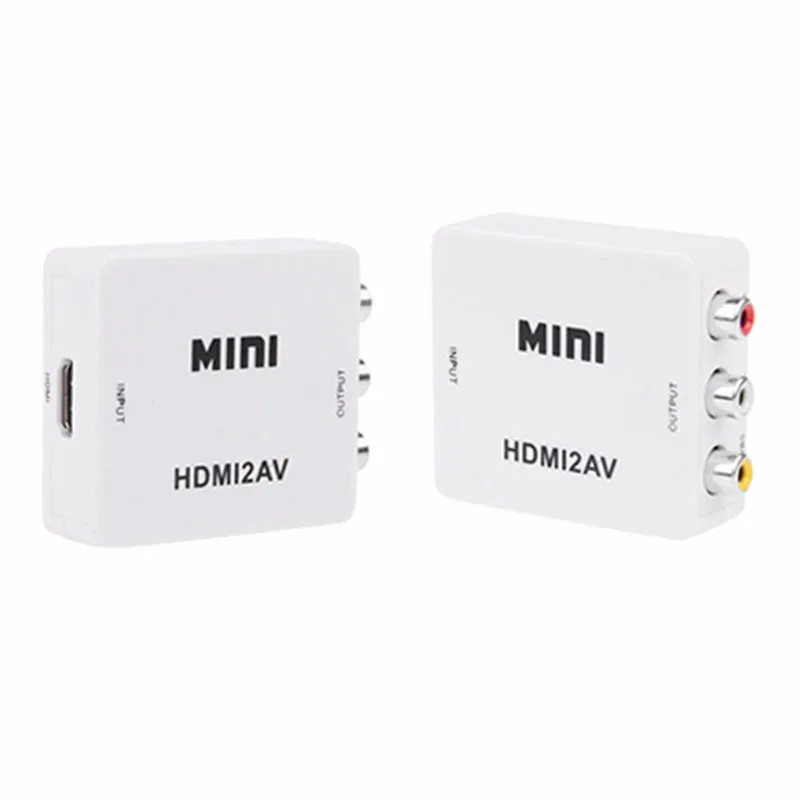 HDMI в Mini композитный адаптер для ps4 xbox ns CVBS RCA AV видео конвертер старый телевизор 1080p