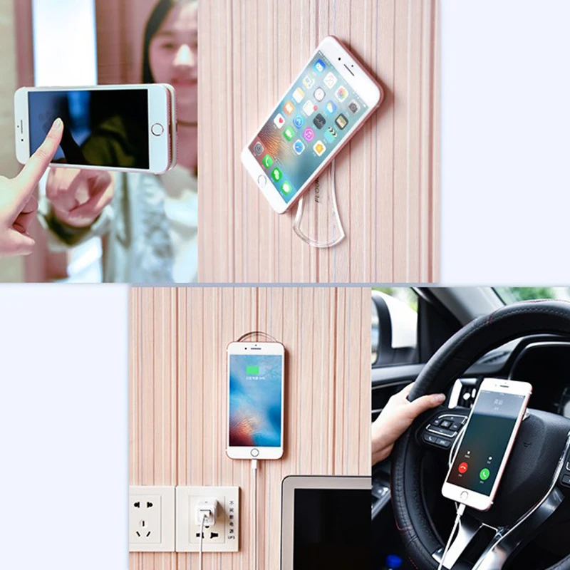 Universal Magic Nano Rubber Pad Car Phone Holder No Trace Casual Paste Sticky Wall Stickers for Kitchen Gel | Компьютеры и офис