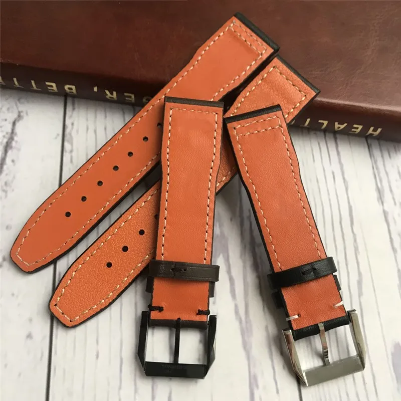 20mm 21mm 22mm Italian Cowhide Watch Strap Leather Watchband Suitable for IWC PILOT PORTUGIESER PORTOFINO Series | Наручные часы
