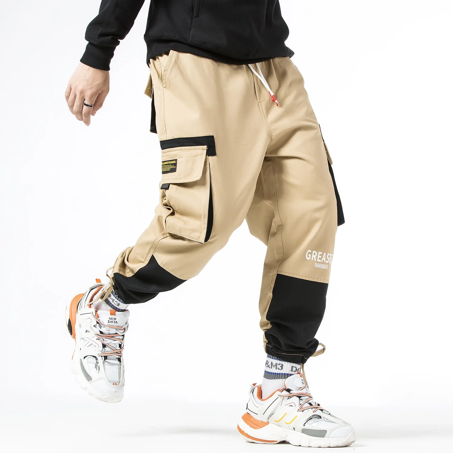 Мужские лоскутные брюки-карго Aelfric Eden повседневные уличные брюки с множеством