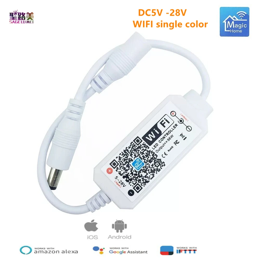 Magic Home DC5V 12V 24V Bluetooth Беспроводной контроллер Wi Fi RGB/RGBW ИК RF светодиодный для 5050 WS2811