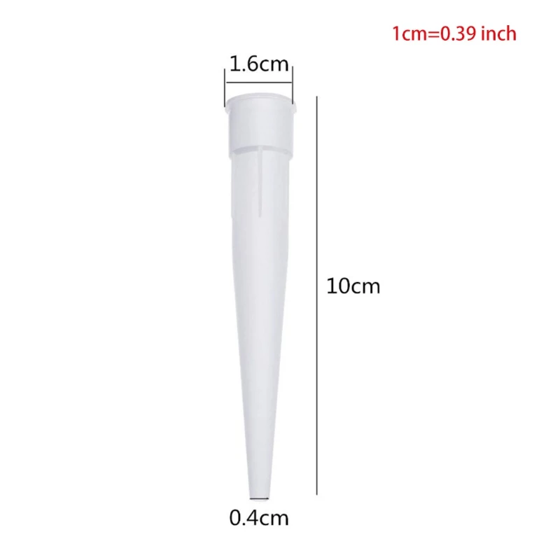 

Durable Silica Gel Caulking Gun Nozzles Universal Caulking Gun Nozzle Sturdy Glass Glue Nozzles for Home Decoration