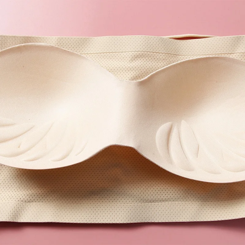 

Women's Back Hollow Tube Top Summer Girls Strapless Bra Full Cup Bandeau Cropped Tanks Top